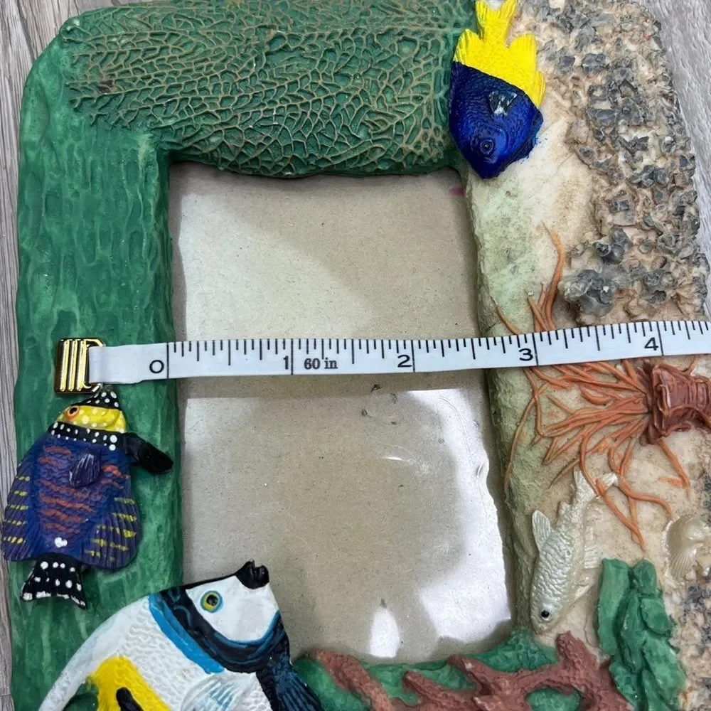 Sea Life Coral Fish Sea Fan Ocean Coastal Picture Frame